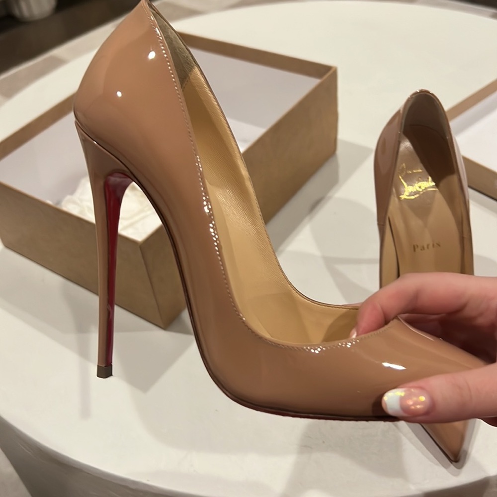 Christian Louboutin So Kate 120 Patent Nude